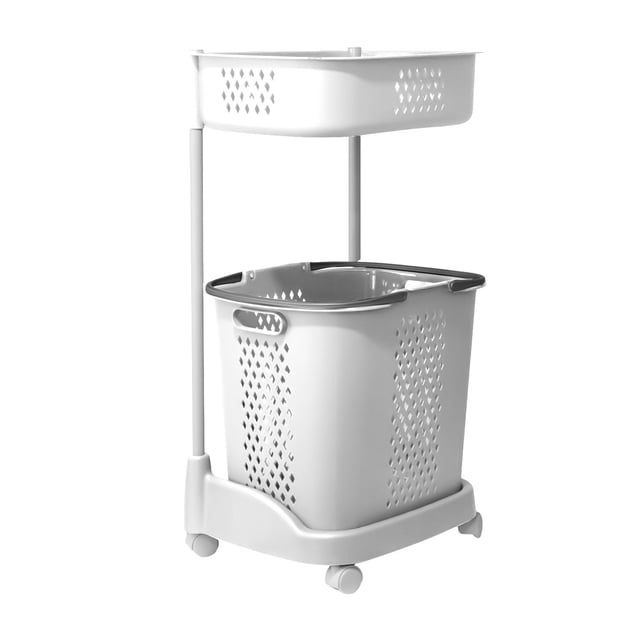 Carrito Multiusos para Baño o Lavandería Bossa Loira Blanco