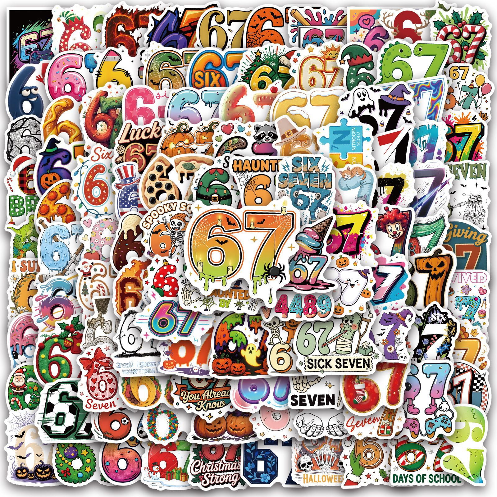 50PCS Animal Stickers – Cute Laptop Decals For Kids, Teens, Adults, Water Bottles & More