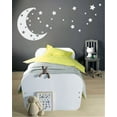thumbnail image 4 of Moon and Stars Night Sky Vinyl Wall Art Decal Sticker Design for Nursery Room DIY Mural Decoration, 4 of 4