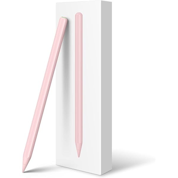 wonima11 Stylus Pencil with Magnetic Wireless Charging, 2X Fast Charge for Ipad, Compatible with iPad Pro 11 in 1/2/3/4, iPad Pro 12.9 in 3/4/5/6, iPad Air 4/5, iPad Mini 6-Pink