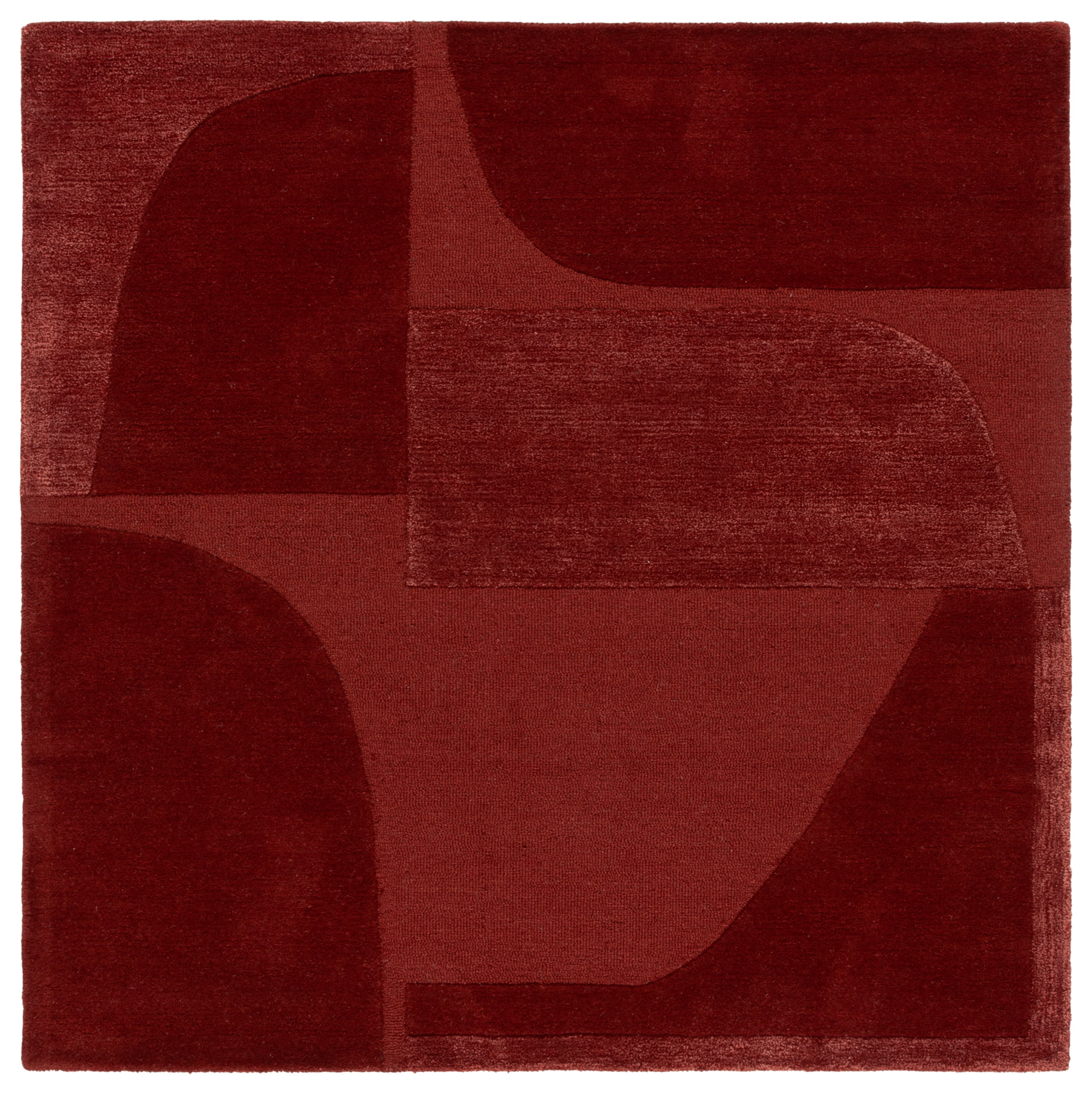Safavieh Fifth Avenue Janie Geometric Area Rug, Rust, 6' x 6' Square