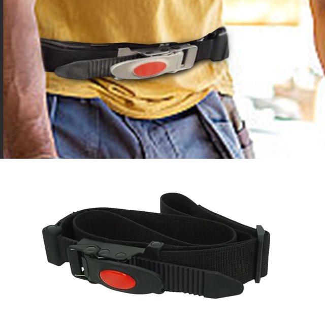 WIFKLSIIPG Aluminum Ra Tcheting Buc K Tool with Belt Elastic Adjustable Snap Closure Precision Pr Event Sagging or Slipping Aluminum Tool Belt Kit for Tool Belts
