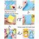 thumbnail image 4 of Juego De Marionetas De Mano De Fieltro, Marionetas De Mano De Fieltro De Animales De Costura DIY 8 Piezas Para Niños En Edad Preescolar, 4 of 7