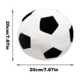 thumbnail image 2 of Cute Soft Plush Soccer Ball Toy Realistic Sports Throw Pillow Stuffed Athletic Round Cushion for Home Decoration and Indoor Play 2026 Edition M, 2 of 5