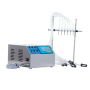 Wuzstar 6 Heads Semi-Automatic Liquid Filling Machine 3-5000ml Electric Bottle Filler Digital Control Bottle Filling Machine 110V