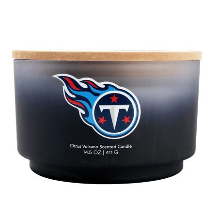 Pegasus Tennessee Titans 14.5 oz. Glass Gradient Candle with Printed Wood Top Pegasus Tennessee Titans 14.5 oz. Glass Gradient Candle with Printed Wood Top