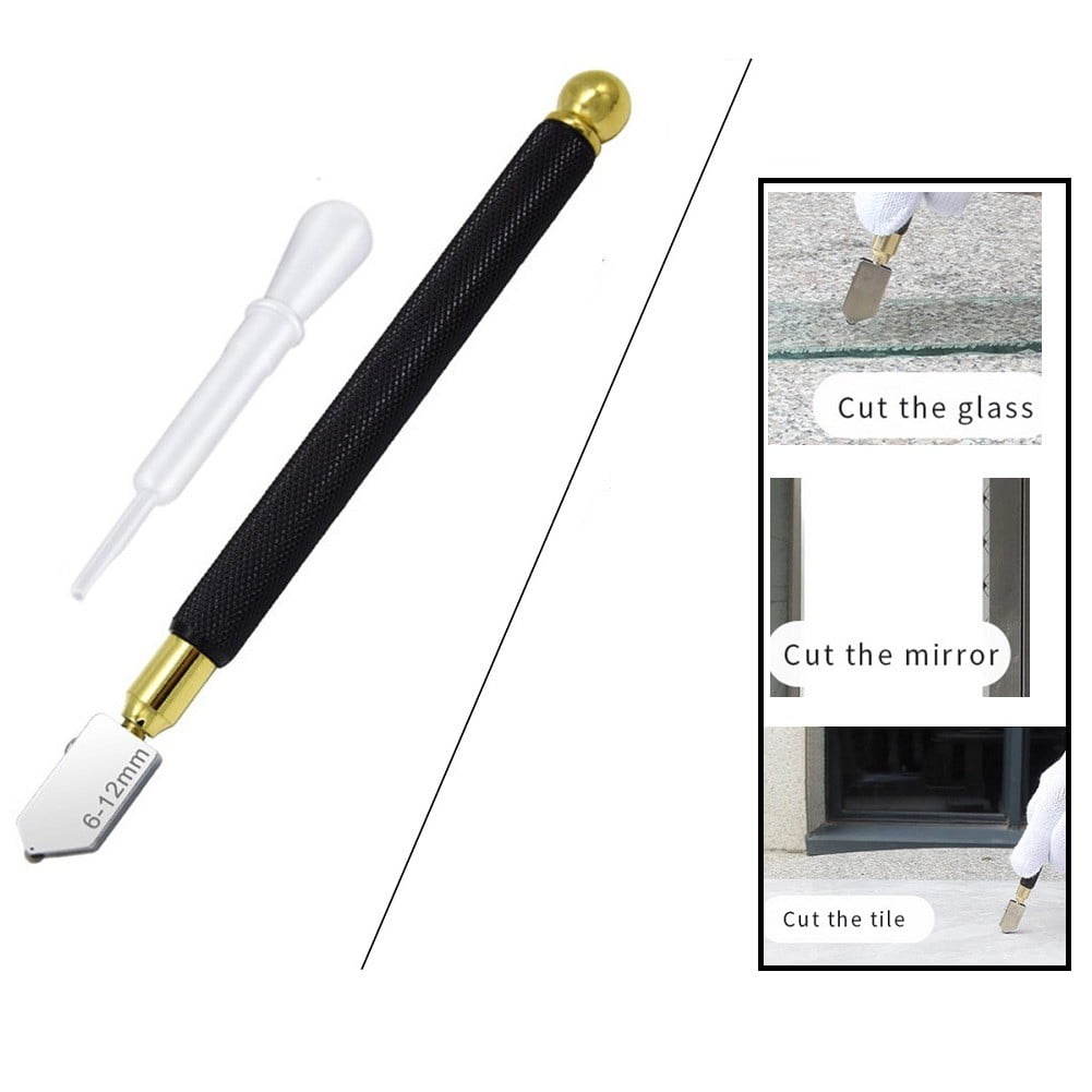 In 1 Glass Cutting Tool Kit, 3mm-15mm Glass Cutting Tool, Glass/mirror  Cutting Tool - Black