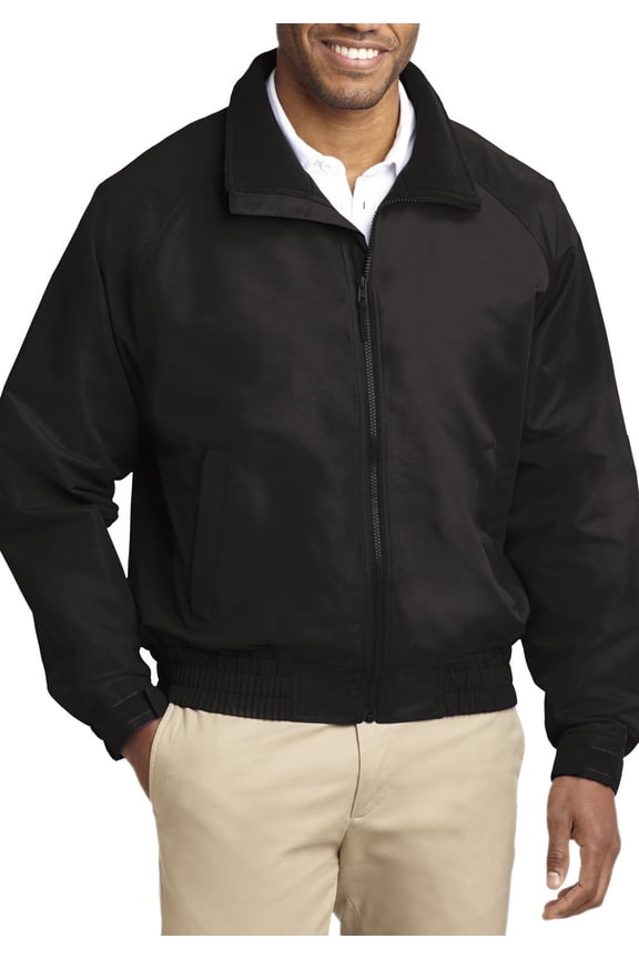 Just Blanks Men's Soft Shell Jacket - Water-Resistant, Windproof, Lightweight, Durable Outerwear, True Black, 5XL