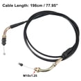 thumbnail image 3 of Unique Bargains Throttle Cable Replace Motorbike Throttle Cable for 50cc 70cc 90cc 110cc 125cc 250cc ATV Kart Bike Black, 3 of 7