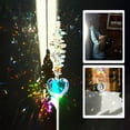 thumbnail image 5 of 2Pcs Crystal Suncatchers Rainbow Maker Flower Heart Hanging Decoration for Windows Outdoor Home Garden, 5 of 8