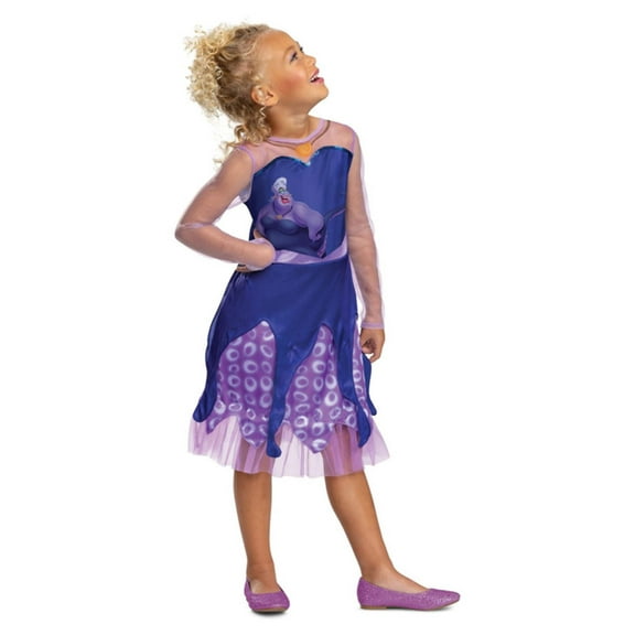 Disguise Child Disney Villians Ursula Classic Costume 3T-4T Female