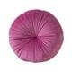 thumbnail image 5 of Cojín redondo, cojín de suelo, elegante y multifuncional, para cama, silla, sofá, Rosa roja, 5 of 9