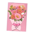 thumbnail image 4 of Ramos Tarjetas de felicitación Tarjeta en blanco Tarjeta de regalo Incluye sobre para aniversarios rosa, 4 of 9
