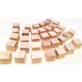 thumbnail image 2 of 1226 Pk35 Natural Mini Wood Chewy Squares Blocks, 2 of 2