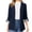 Navy, variant on Fesfesfes Women Cardigan Women Business Attire Solid Color Fashion Stripe Long Sleeve Pocket Cardigan Coat Top
