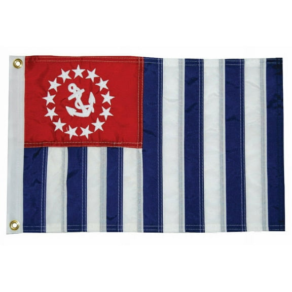 Taylor Made Products 8218, US Power Squadron Ensign Boat Flag, Deluxe Sewn, 12 inch x 18 inch