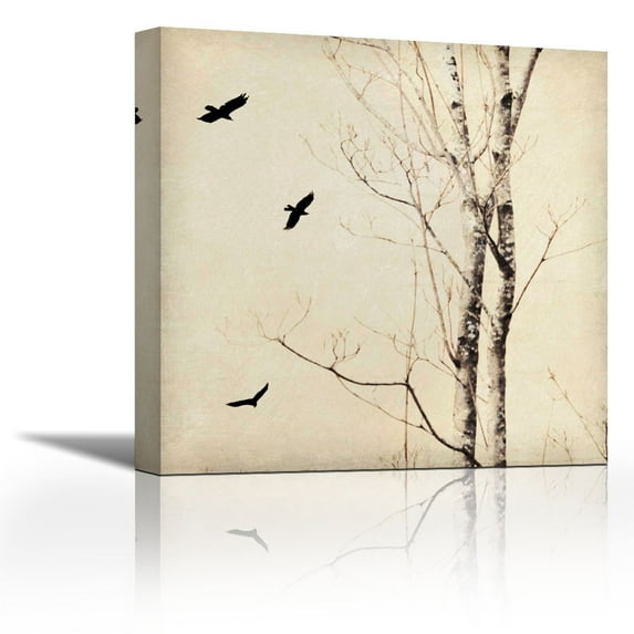 In Flight II - Contemporary Fine Art Giclee on Canvas Gallery Wrap - wall décor - Art painting - 24 x 24 Inch - Ready to Hang