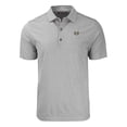 thumbnail image 2 of Men's Cutter & Buck Heather Gray North Carolina Tar Heels Big & Tall Forge Eco Stripe Stretch Recycled Polo, 2 of 3