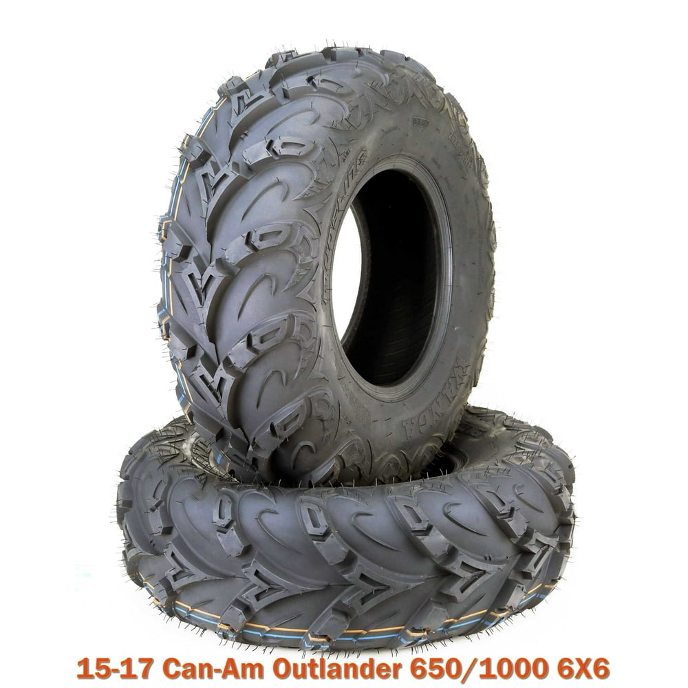 26x8R12 Radial ATV Front Tires Set for 1517 CanAm Outlander 650/1000