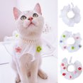 thumbnail image 1 of Reheyre Flower Pattern Pet Bandana Costume - Breathable Lace Bib for Dogs and Cats - Holiday Dress-up, 1 of 8