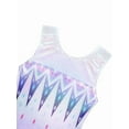 thumbnail image 3 of Leotards for Girls Gymnastics Kids Children Biketard with Shorts Sparkly Rainbow Star Dance Unitards Purple, 3 of 7