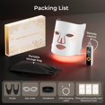 thumbnail image 3 of Red Light Therapy for Face-LED Face Mask Light Therapy with 3 Gears,2500mAh Battery,Remote Control,Infrared Red Light Therapy Mask for Home Working Travel Yoga Sleep, 3 of 17