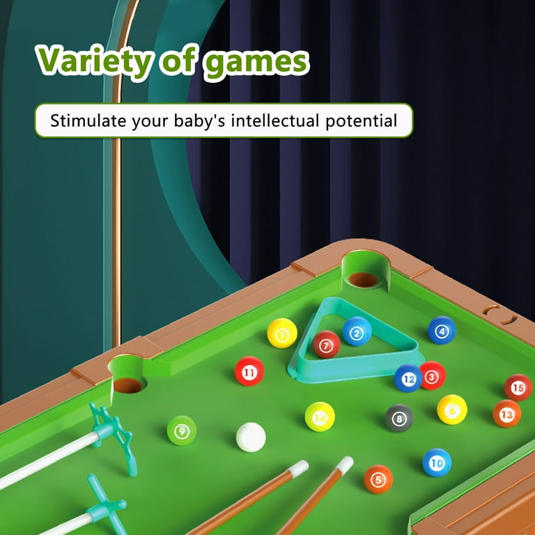 6-in-1 Multi Game Table,Mini Pool Table for Kids,Basketball