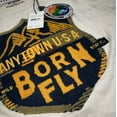 thumbnail image 3 of Born Fly Men's T-Shirt Sherpa Patch Anytown USA Premium Short Sleeve Tee (Medium, Oatmeal Heather), 3 of 3
