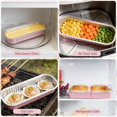 thumbnail image 4 of LepoHome - Paquete de 120 minicarinas para tartas con tapas y cucharas, sartenes de aluminio desechables de 7.5 onzas, mini panes rectangulares con tapas para hornear, fiestas, picnics, d&iacute;a, 4 of 7