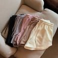 thumbnail image 3 of Dream Lifestyle Yoga Shorts Solid Color Drawstring Summer Relaxed Fit Good Touch Athletic Shorts for Yoga, 3 of 8