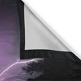 thumbnail image 3 of Ambesonne Purple Storm Kitchen Curtains, Fearful Thunderstorm, 55"x39", Pale Lilac and Mauve, 3 of 3