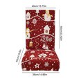 thumbnail image 3 of Protector Asiento Fundas Silla Impresas Navidad Reutilizable para Fiestas Navideñas, 3 of 9