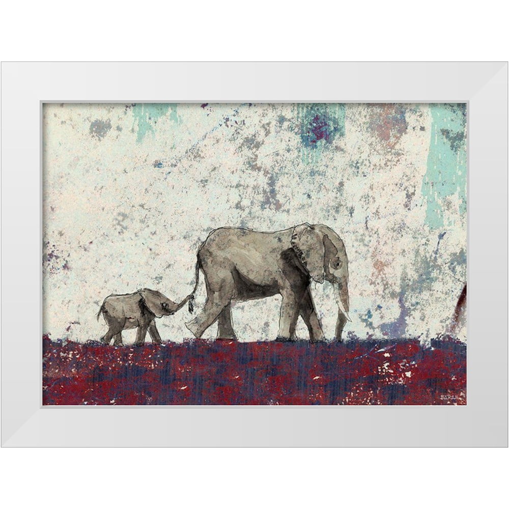 Baran, John 18x14 White Modern Wood Framed Museum Art Print Titled ...