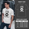 thumbnail image 4 of Greenyef Graphics I Paused My Game to Be Here Gamer Gift Funny Tee Men's T-Shirt Style-27 (White & Black, Medium), 4 of 6