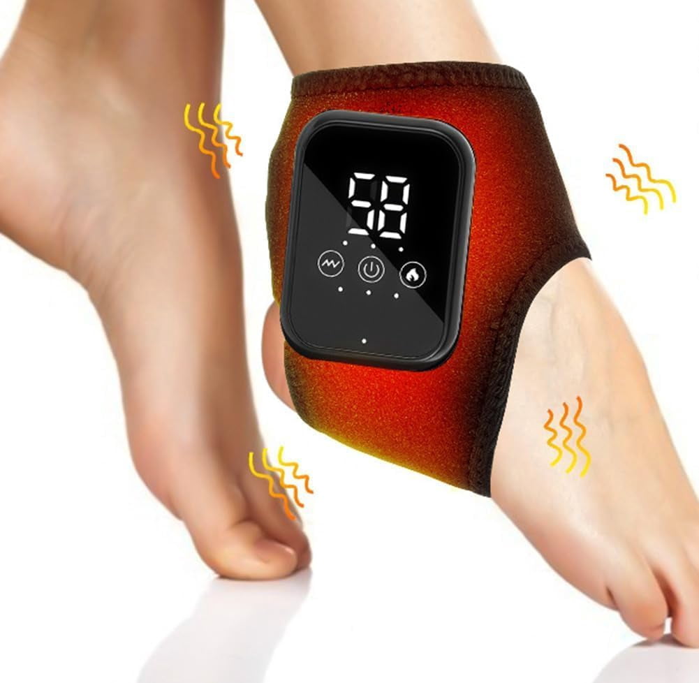 3-Level Foot Revive Wrap Up Massager for Neuropathy Pain Relief , Triple Therapy Foot Massager for All Ages
