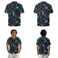 thumbnail image 2 of Xixirimido Gothic Skull Bats Matching Couple Outfits Men’s Button-down Hawaiian Shirt Women Sleeveless Midi Dress with Pocket Couples Matched Summer Outfits for Beach Vacation, Size XL, 2 of 7