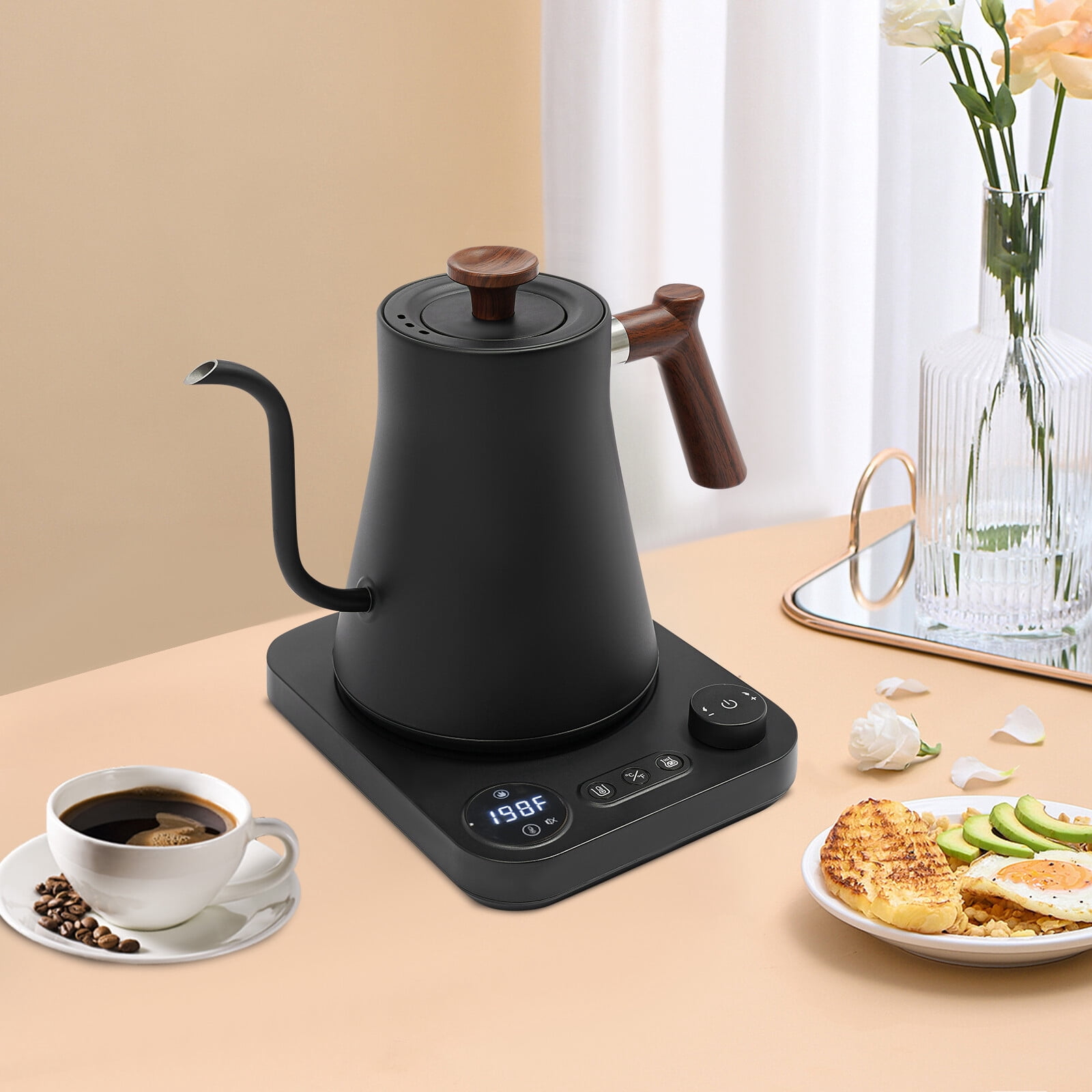 Electric Kettle Electric Gooseneck Kettle Tea Kettle For Home Offices 1200W NEW
