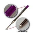 thumbnail image 3 of Jaymo Replacement for Parker 1950369/1950370/1950371 - Measures 3.875 in / 98 mm Long - G2 Ballpoint Pen Refill - 6 Purple, 3 of 5