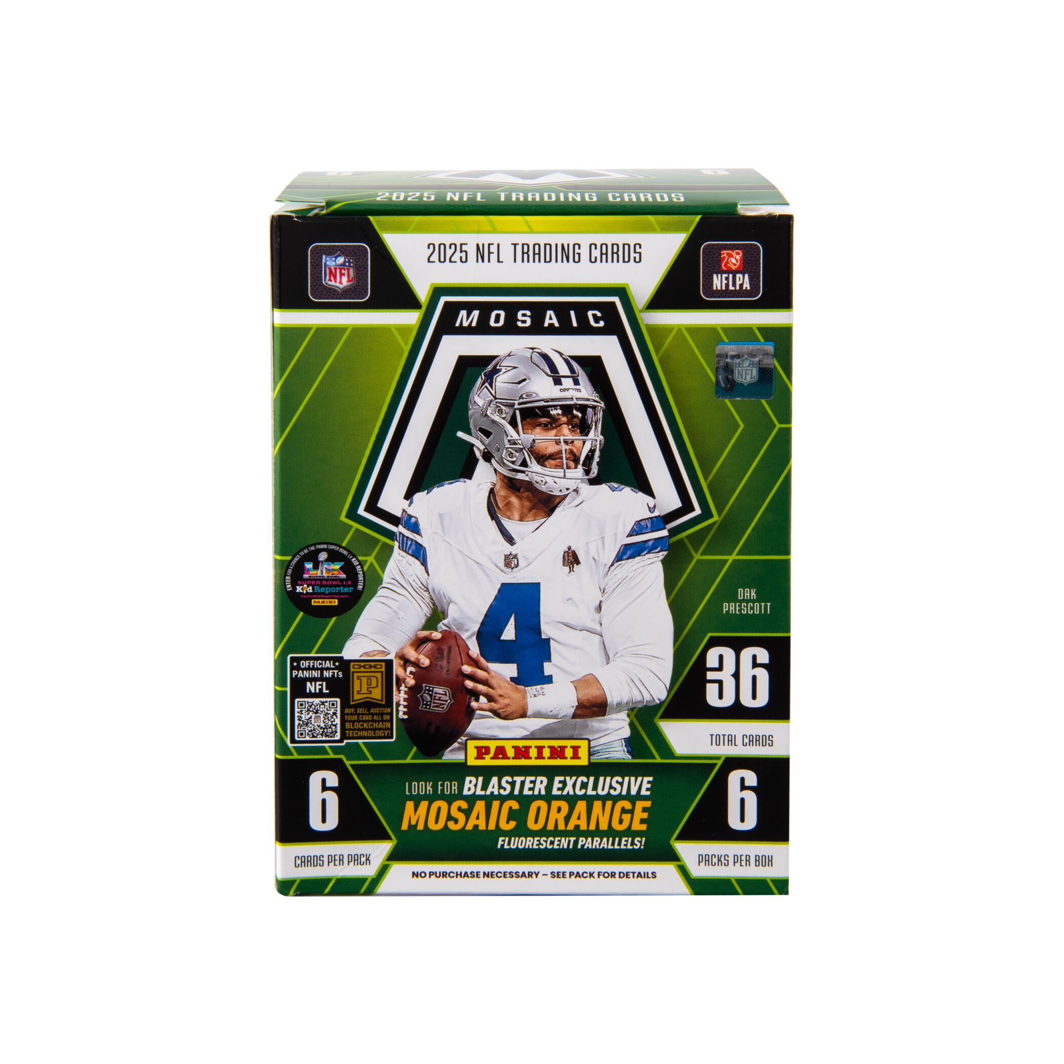 Panini 2025 NFL Mosaic Football Trading Card Blaster Box