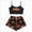A6-Dark Purple, variant on Womens Halloween Pumpkin Print Cami Top and Shorts Set,Sleepwear