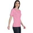 thumbnail image 2 of Inkmeso Womens Basic Tee Short Sleeve Solid Crew Neck Summer Tshirt Top, 2 of 8