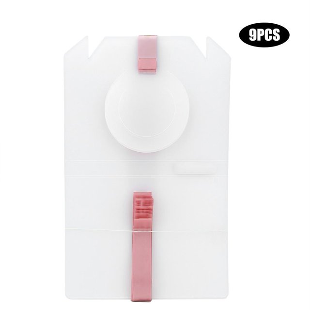 Carpeta de camisetas NikouMX organizador de ropa colorido tabla plegable para pantalones y toallas 9 Uds rosa pequeño