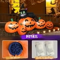 thumbnail image 6 of 5FT Halloween Inflatable Pumpkin Outdoor Decoration, Lighted Blow Up Yard Decor, 5PCS Pumpkins with Witch’s Black Cat Built-in LED Lights for Balcony Home Holiday Party Lawn Patio Outside Events Prop, 6 of 6