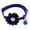 Blue, variant on Cat Collar Floral with Bell, Denbek Adjustable Floral Bow Tie Collar for Dogs and Cats, with Detachable Flowers and Bell, for Girls, Dogs, Cats, and Puppies, Floral Accessories
