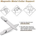 thumbnail image 5 of 3 Pairs Of Stainless Steel Collar Reinforcement, Collar Stay Shirt Collar, 5 of 5