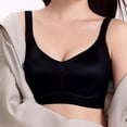 thumbnail image 4 of Njagoc3 Wireless Bras for Women V Neck Wide Straps Seamless Comfortable Underwire Free Daily Bra, 4 of 6