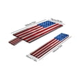 thumbnail image 3 of American Flag Picnic Table Cover with Bench Covers Set of 3 Waterproof 4th of July Camping Rectangle Tablecloths with Elastic Fitted Picnic Table Cover for Outdoor Decor, 3 of 5