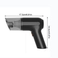 thumbnail image 3 of Oggfader Desk Vacuum Cleaner Handheld Car Vacuum Cleaner Powerful Suction Household Car Double Use Vacuum Cleaner Washable Dusts Buster With Filter Portable Vacuum Cleaner, 3 of 9