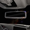 thumbnail image 2 of Car Interior Decoration Bling Accessories Car Inter Mirror Rhinestone Decal Cover for Mercedes Benz (White Diamond), 2 of 5