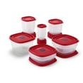 thumbnail image 4 of Rubbermaid EasyFindLids 40 Piece Food Storage Containers with Vented Lids Variety Set, Red, 4 of 9